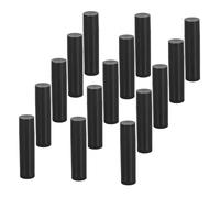 Garneck 30pcs 5g Empty Lip Balm Tubes for DIY Lip Balm Tool Black Plastic Storage Tubes with Pp Material for Homemade and Crafts