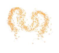 Garneck 30pcs Artificial Pearl Beads String in Orange Plastic Material, Simple and Elegant Design Practicability for Christmas Garland Or Wedding Project Decoration