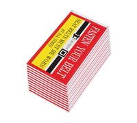 Garneck 30pcs Care Stickers for Fasten Your Reminder Labels Safety Decals Easy Peel and Residue Removal Promote Responsible Driving Culture for Cars and Taxis