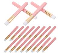 Garneck 30pcs Mini Lip Brush Set for Travel and Daily Use, Multipurpose round Head Brushes for Lipstick Application and Nose Pore Cleaning, Nylon and Plastic Makeup Accessories