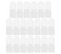 Garneck 30pcs White Plastic Nail Varnish Protectors Practical Design and Easy to Use Features for DIY Nail Art to Shield during Polish Application