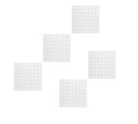 Garneck 320Pcs Raised Silicone Keyboard Stickers for Long Nails, Self-Adhesive Protective Typing Key Covers 11X5Mm Half-Sphere Bubbles, Laptop and Desktop Compatible