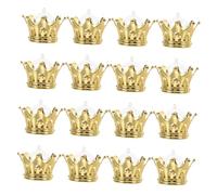 Garneck 36pcs Gold Crown Favor Boxes for Weddings and Birthdays Hollowed-Out Candy Containers with Gilded Design Portable Party Candy Holders for Elegant Wedding Favors and Table