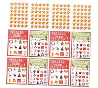 Garneck 37Pcs Creative Bingo Game Cards for Game for Birthdays Banquets and Offices Safe Easy to Play Random Designs