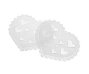 Garneck 3D Nail Art Mold Silicone Heart-Shaped Decorative Mold for DIY Manicure Easy Operation Variety of Patterns for Nail Artists and Beginners
