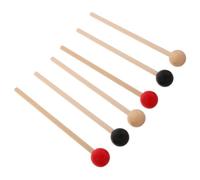 Garneck 3pairs Musical Instrument Hammer Wooden Drum Mallets for Xylophone Small Drums Beginners Percussion Mallets Boys and Girls
