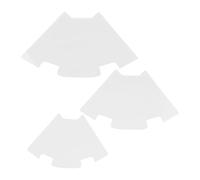 Garneck 3pcs Acrylic Sewing Templates Quilting Rulers Wallet Pocket Handmade Template Material Smooth Edges Comfortable Use for DIY Craft Projects