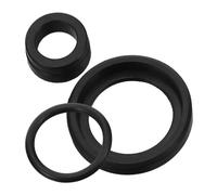 Garneck 3Pcs Beer Keg Seal Replacement Kit Rubber Spigot Repair Rings Gasket Replacement Universal Compatibility Easy Installation for Homebrew Kegging and Bars