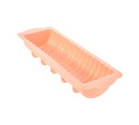 Garneck 3pcs DIY Bread Molds Silicone Loaf Molds for Baking Hot Dogs Bread Random Color