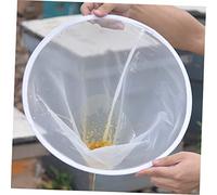 Garneck 3Pcs Fine Mesh Nylon Strainers Food Grade Filter Bags for Honey Soy Milk Coffee Juice Filtering Kit with Wide Application for Kitchen Cooking and Brewing
