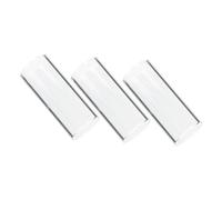 Garneck 3pcs Glass Finger Protectors for Guitar Practice, Comfortable Fingertip Covers Prevent Fingers from Pain and Sweat, for Mandolin and Guitar Players during Playing Musical