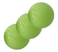 Garneck 3pcs Glowing Golf Balls Night Training Aids Fluorescent Luminous Balls with Automatic Light Absorption for Night Play and Outdoor Golf Practice