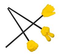 Garneck 3Pcs Handheld Finger Foam Party Props for Wedding Games and Classroom Use Teacher Stick Flexible
