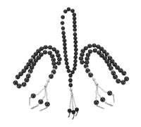 Garneck 3pcs Handmade Islamic Prayer Beads Bracelet Stylish Religious Jewelry for Men and Women Lightweight Portable Wrist Jewelry for Faith and Spiritual Practice