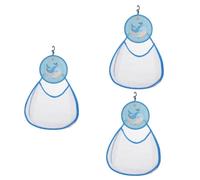 Garneck 3pcs Hanging Bath Toy Holder Mesh Bath Toy Organizer Storage Bag for Bathtub Toy Tidy Toy Mesh Bag for Boys and Girls Hanging Bedroom Storage