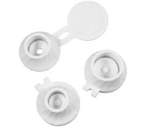 Garneck 3pcs Leak-proof Shower Gel Bottle Cap Replacement Universal Fit Lightweight Tpe Dispenser Jar Lid for Shampoo Bottles Suitable for Bathroom and Home Use for Shower Gel