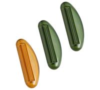 Garneck 3pcs Manual Toothpaste Tube Squeezer Compact Toothpaste Extruder Facial Cream and Lotion Tubes Labor-Saving Design Reusable Small Roller for Bathroom Use Random Color