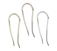 Garneck 3pcs Metal U-shaped Hair Sticks for Women Simple Style Hairpin Accessories for Updo Ponytail and Everyday Hair Decoration in Gold Rose Gold and Silver