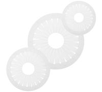 Garneck 3pcs Rosette Badge Maker Ribbon Flower Craft Tool Set with 12cm, 15cm, 9cm Circular Templates for Brooch Making and DIY Ribbon Bow Crafts