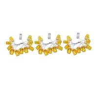 Garneck 3pcs String Battery-Powered Led String Lights for Beer Party Beer Mug Shaped Lights for Decorations Birthday Holiday