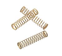 Garneck 3pcs Trumpet Spring Parts Brass Replacement Springs for Woodwind Instruments Durable Lightweight Essential for Trumpet Kits Golden