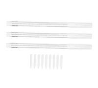 Garneck 3Pcs White Cosmetic Marker Eraser Pen Multipurpose Eyebrow Marker Remover for Tattoo Practice Precise Symmetry Correction and Clear Positioning
