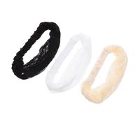 Garneck 3pcs Wide Lace Headband Ladies Floral Elastic Mesh Hair Wraps Boho Bandana Hair Bands for Spring Summer Outfits Women's Bands