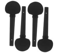 Garneck 4 Pcs Imitation Ebony Cello Tuning Pegs Set Fine Tune Pegs Replacement Cello Accessories for Cellists Musical Instrument Fittings