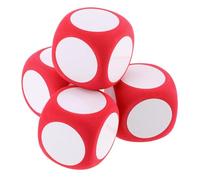 Garneck 4 pieces DIY writeable foam cubes, large blank cubes for games and lessons, wipeable for parties and learning projects
