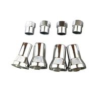 Garneck 4 Sets Tpms Tire Valve Stem Caps with Sleeve Covers Corrosion Resistant Valve Stem Covers for American Cars Suvs and Trucks Durable Airtight Tire Caps for Performance