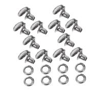 Garneck 40 Sets Metal Boot Lace Buckles Kit Small Tiger Bone Hooks for DIY Shoe Repair Hiking Climbing Boot Accessories Rivets for Secure Shoe Lace Fastening and Stylish Upgrade