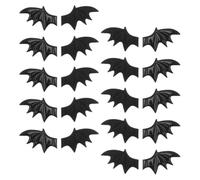Garneck 40pcs Halloween Bat Wings Embellishment Headband Devil Wing Accessories Diy Vampire Cosplay Costumes for Shoes Hair Headband Clothes