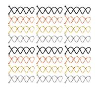 Garneck 40pcs Spiral Hair Pins Metal Bobby Clips with Rounded Tips for Women, Twist Bun Styling Tools Hair Clips in Black, Gold, Silver, Rose Gold - Suitable for Weddings, Parties, and