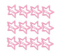 Garneck 40pcs Star Snap Hair Clips Metal Barrettes Side Hair Clips for Teens Cute Star Shaped Hairpins for Bangs Styling Comfortable Touch Accessories for Multiple Hairstyles