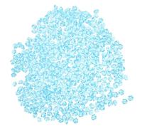 Garneck 450pcs Reusable Fake Ice Cubes Acrylic Crushed Ice Model for Photography Props and Vase Filler Lake Blue Non-melting Artificial Cubes for Event Decoration and DIY
