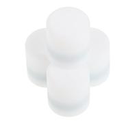 Garneck 4pcs 6mm Activated Carbon Adsorption Tube Plug Accessory for Environmental Sampling, Air Quality Monitoring Tube Stopper Caps for Lab Use