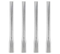 Garneck 4pcs 8.6-inch Silver Wheelchair Brake Extenders with Handle Extensions for Transport and Reclining Chairs, Wheelchair Brake Assist Accessories for Enhanced Grip and Control