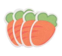 Garneck 4pcs Antifreeze Patch for Winter Sports Sticker Windproof Ski Tape Cute Cartoon Design for Snowboarding and Outdoor Activities