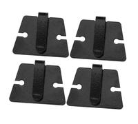 Garneck 4pcs Car Radio Microphone Holders Metal Mic Hangers Lightweight Compact Design Compatible with Various Mic Stands for Car Home Office Use