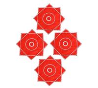 Garneck 4pcs Chinese Style Dance Handkerchiefs Rotating Folk Yangko Performance Props with Thick Ring Cloth for Stage Masquerade Cosplay