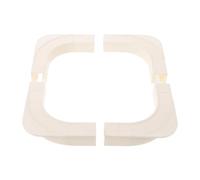 Garneck 4pcs Curtain Track Corner Connectors for Ceiling Curtain Tracks with 90° Precision Bending, Abs Material, Smooth Rail Turns and Silent Glide System, for Home and Shared Spaces