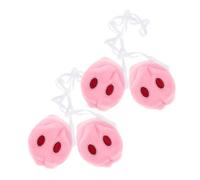 Garneck 4Pcs Cute Pig Nose Costume Accessory for Easter Theme Party Lightweight Animal Prop for Cosplay Comfortable Safe Dress Up Nose for Group Events