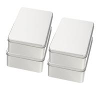 Garneck 4pcs Dice Storage Boxes Empty Box Lightweight Dice Cases for Home Supplies Liners Pads As Organizers