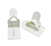 Garneck 4pcs DIY Cake Fondant Scraper Smoother for White Icing Cake Decorating Spatula for Buttercream Icing Decoration Decorating Tools