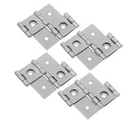 Garneck 4pcs Double Swing Saloon Door Hinges Iron Spring Loaded Gate Hinges for Screens Furniture with Solid Connection and Easy Installation Replacement