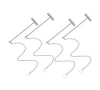 Garneck 4pcs Fire Alarm Button Hammer Compact Lightweight Emergency Break Glass Striker Tool for Fire Extinguisher Boxes Portable Ergonomic Safety Hammer for Rescue and Replacement