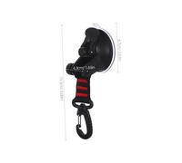 Garneck 4pcs Heavy Duty Suction Cup Hooks with Rotating Strong Suction Anchors for Car Awning Rv Boat Window Camping Tarp Tie Down Reusable Non-Drilling Secure Hold