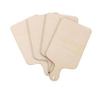 Garneck 4pcs Interactive Mini Wooden Chopping Boards DIY Graffiti Toy for Boy Girl Safe Household Craft Wood for Creative Play and Activities