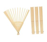 Garneck 4pcs Japanese Fan Frame Blank Bamboo Ribs for DIY Handheld Crafting Unfinished Material for Creative Personalization and Cultural Art Projects