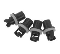 Garneck 4pcs Kayak Air Valve Connector Replacement Inflatable Adapter, Plastic Rapid Inflation Pump Adapter with Reliable Leak Prevention for Paddleboarding and Boating